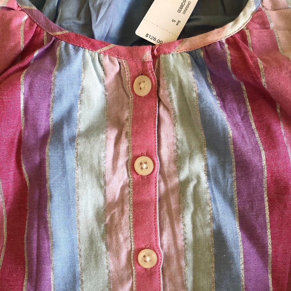 NWT J.Crew Veda Multicolored Striped Dress - Small - Picture 3 of 9